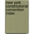 New York Constitutional Convention Index
