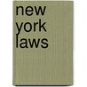 New York Laws by New York