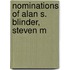 Nominations Of Alan S. Blinder, Steven M