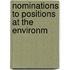 Nominations To Positions At The Environm