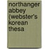 Northanger Abbey (Webster's Korean Thesa