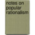 Notes On Popular Rationalism