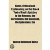 Notes, Critical And Explanatory, On The door James Robinson Boise