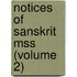 Notices Of Sanskrit Mss (Volume 2)