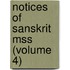 Notices Of Sanskrit Mss (Volume 4)