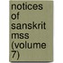 Notices Of Sanskrit Mss (Volume 7)