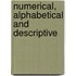 Numerical, Alphabetical And Descriptive