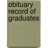 Obituary Record Of Graduates door Yale University
