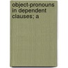 Object-Pronouns In Dependent Clauses; A door Winthrop Holt Chnery