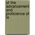 Of The Advancement And Proficience Of Le