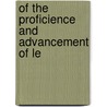 Of The Proficience And Advancement Of Le door Sir Francis Bacon