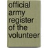 Official Army Register Of The Volunteer