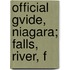 Official Gvide, Niagara; Falls, River, F