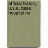 Official History U.S.A. Base Hospital No door Charles Hirsh Kaletzki