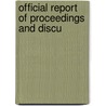 Official Report Of Proceedings And Discu door National Industrial Conference Board
