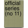 Official Series (No 11) door University of Texas