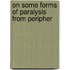 On Some Forms Of Paralysis From Peripher