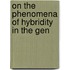 On The Phenomena Of Hybridity In The Gen