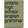 Ontario High School English Grammar door Robert L. Stevenson