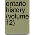 Ontario History (Volume 12)