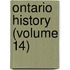 Ontario History (Volume 14)
