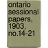 Ontario Sessional Papers, 1903, No.14-21