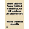 Ontario Sessional Papers, 1904, No.1-4 ( by Ontario. Legislative Assembly