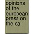 Opinions Of The European Press On The Ea