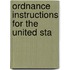 Ordnance Instructions For The United Sta