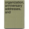 Organization, Anniversary Addresses, And door New England Society of Catalog]