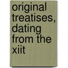 Original Treatises, Dating From The Xiit door Mrs Mary P. Merrifield
