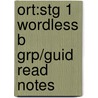 Ort:stg 1 Wordless B Grp/guid Read Notes door Thelma Page