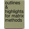 Outlines & Highlights For Matrix Methods door Cram101 Textbook Reviews