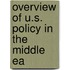 Overview Of U.S. Policy In The Middle Ea