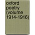 Oxford Poetry (Volume 1914-1916)