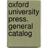 Oxford University Press. General Catalog