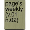 Page's Weekly (V.01 N.02) door Onbekend