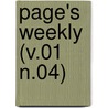 Page's Weekly (V.01 N.04) door Onbekend