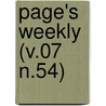 Page's Weekly (V.07 N.54) door Onbekend