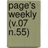 Page's Weekly (V.07 N.55) door Onbekend