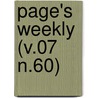 Page's Weekly (V.07 N.60) door Onbekend