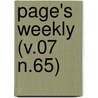 Page's Weekly (V.07 N.65) door Onbekend