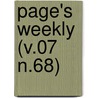 Page's Weekly (V.07 N.68) door Onbekend
