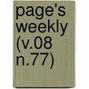 Page's Weekly (V.08 N.77) by Unknown