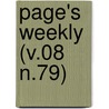 Page's Weekly (V.08 N.79) door Onbekend