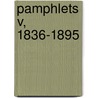 Pamphlets V, 1836-1895 by Vegetarian Society London Fallacies