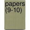 Papers (9-10) by Bibliographical Society of America