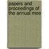 Papers And Proceedings Of The Annual Mee
