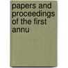 Papers And Proceedings Of The First Annu door Minnesota Academy of Social Sciences
