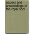 Papers And Proceedings Of The Royal Soci